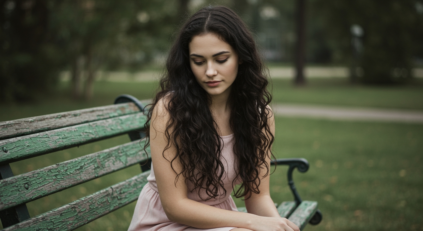 person reflecting and thinking